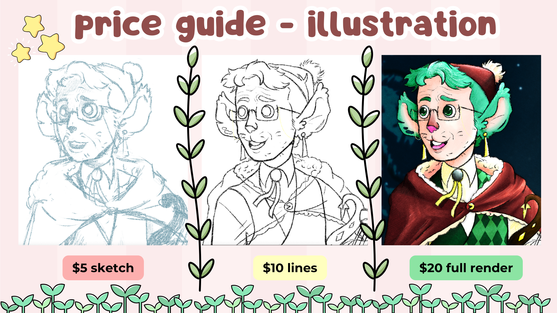 commissions sheet part 1